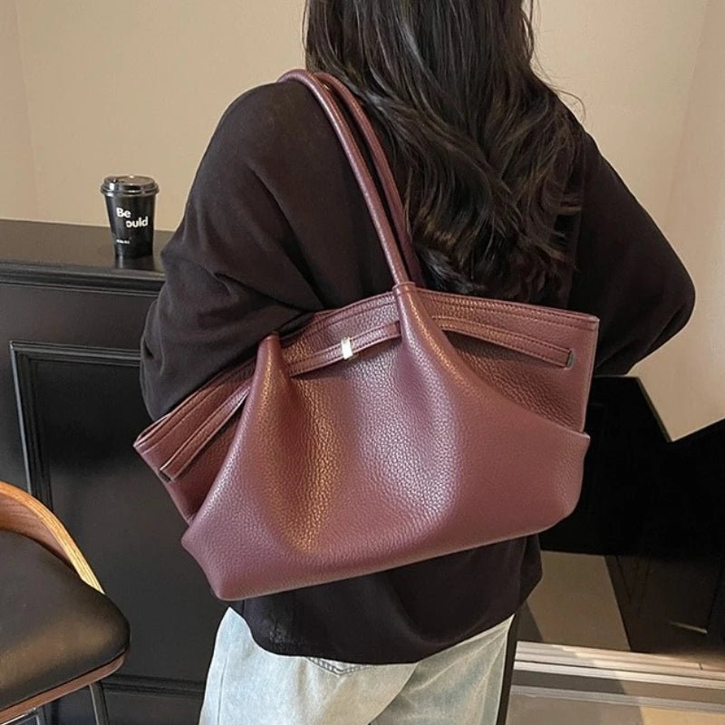 SOERA Sandy Shoulder Tote Bag - Handbags - 3256809401419780-;dX1764003584727241176 Beige
