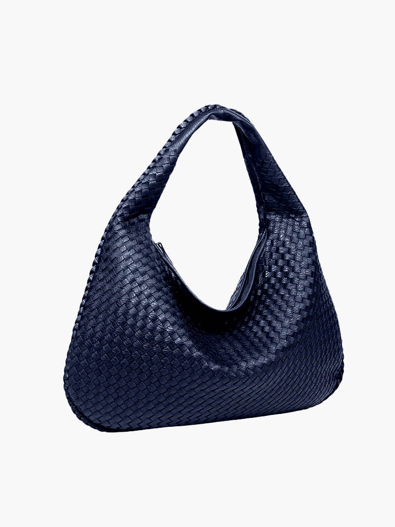 SOERA Woven bag XL - Handbags - DBAD2-QL367006 darkblue