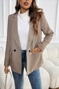 Beatrice Vintage Ruuduline Blazer