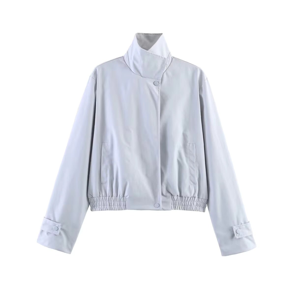 SOERA Jenny High Neck Zip Jacket - Jacket - SOERA-894787-DEF-OS-74438 Light Blue S