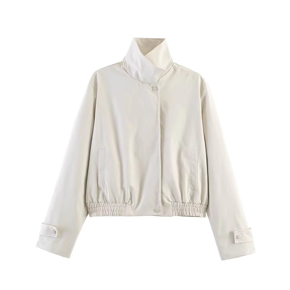 SOERA Jenny High Neck Zip Jacket - Jacket - SOERA-894787-DEF-OS-74441 Creme S