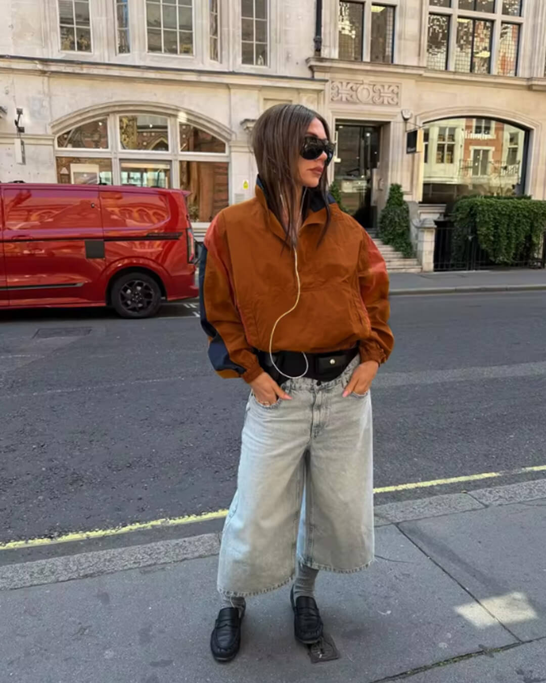 SOERA Nerea Oversized Colorblock Cropped Jacket - Jacket - SOERA-939395-DEF-OS-54949 Orange L