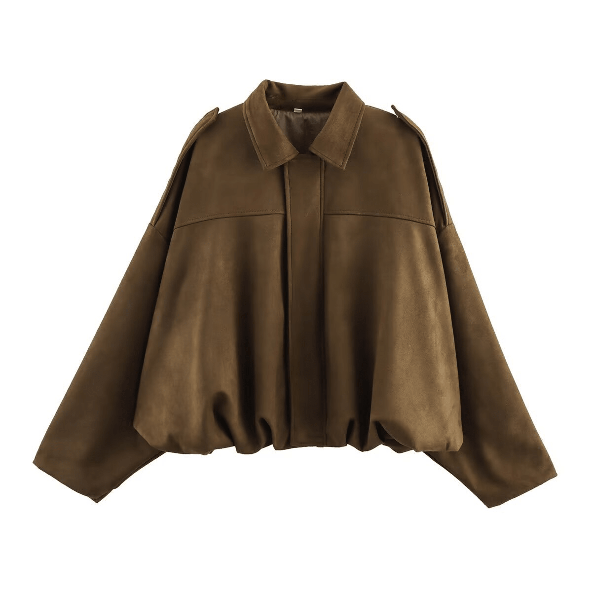 SOERA Nina Vintage Khaki Suede Jacket - Jacket - SOERA-420483-KHA-M-95971 Khaki M