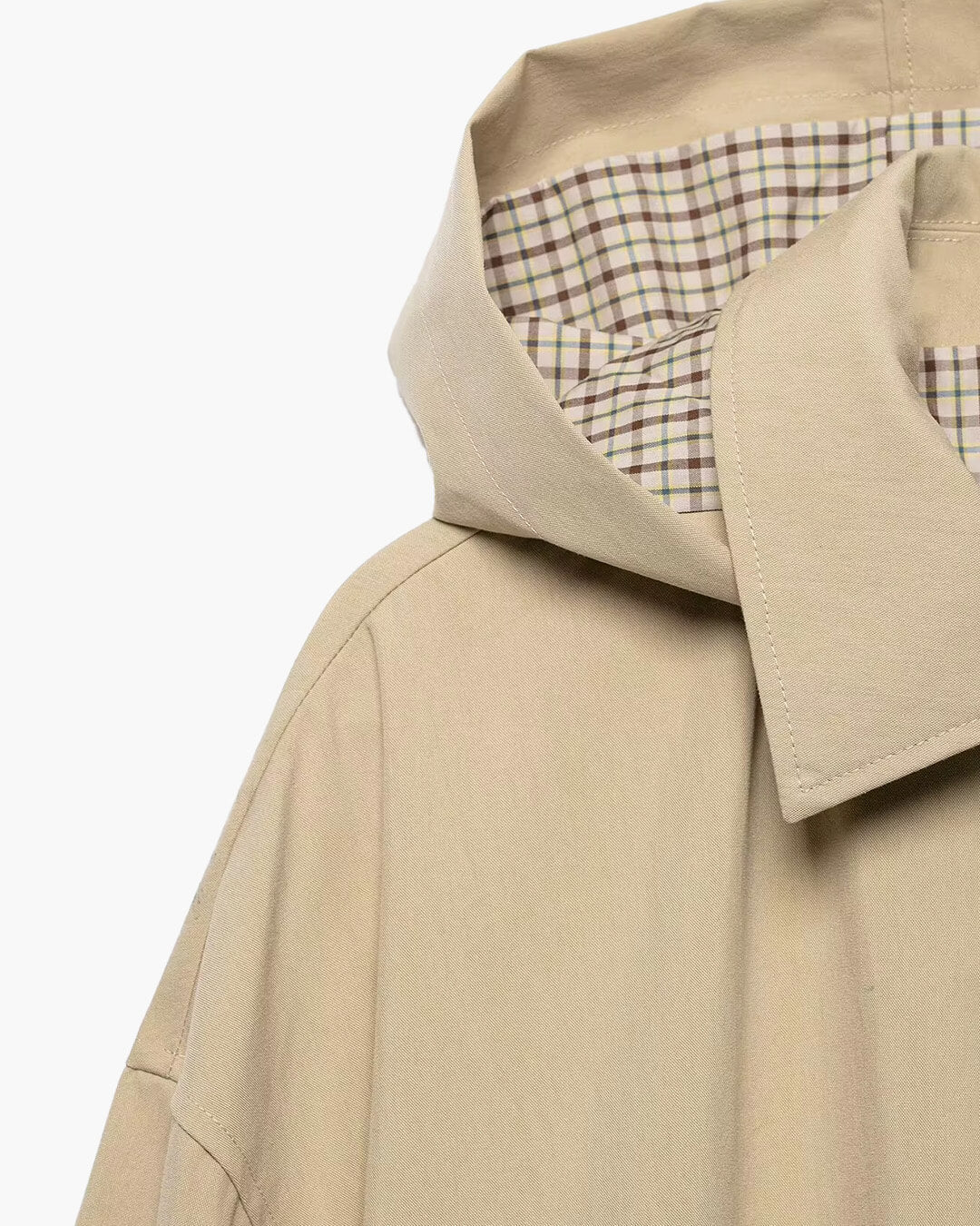 SOERA Angela Drawstring Hooded Zip Jacket - Jackets - SOERA-216963-1-S-79843 Beige S