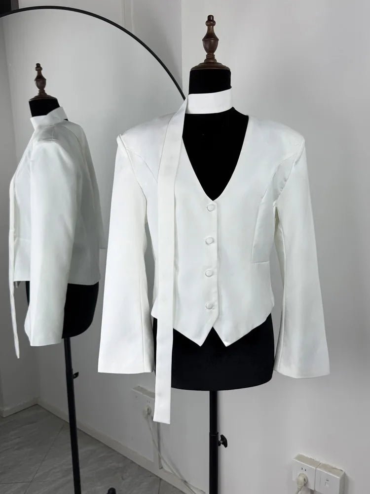 SOERA Angelina Blazer - Jackets - 1005010034759358-;SP1774012026331511617 White L