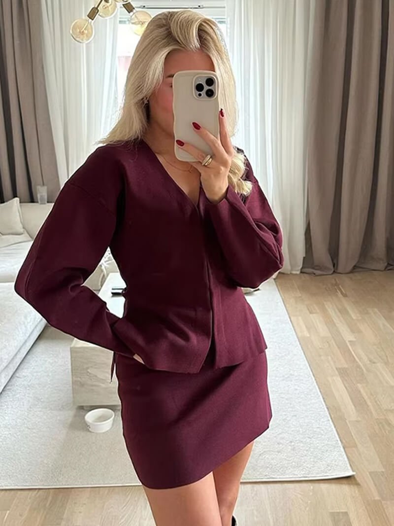 SOERA Cathy Knit Set - jackets - Soera-Cathy-Cardigan-S S