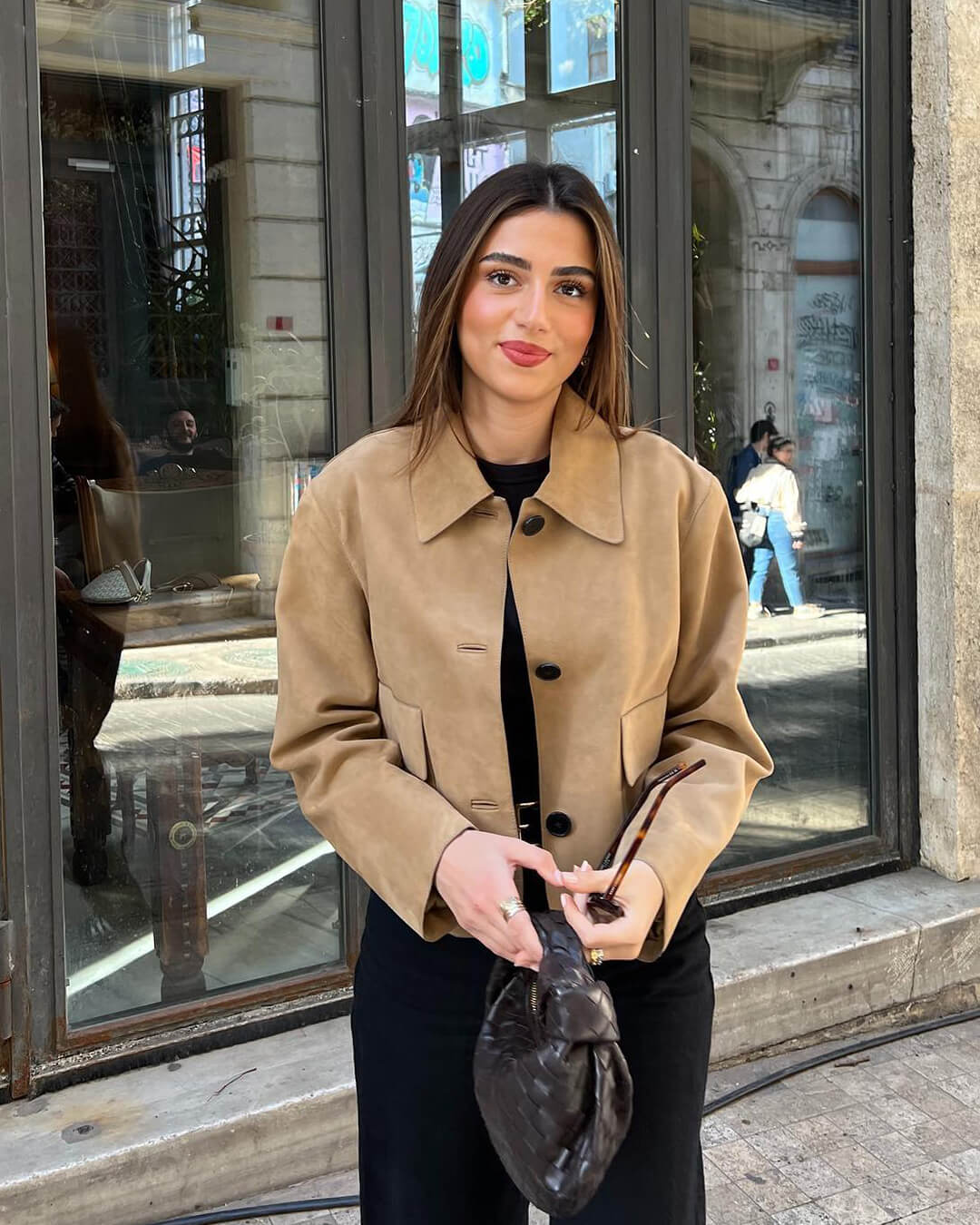 SOERA Elara Suede Jacket - jackets - 3256809599278105-;qa1757549903450966321 Beige XS