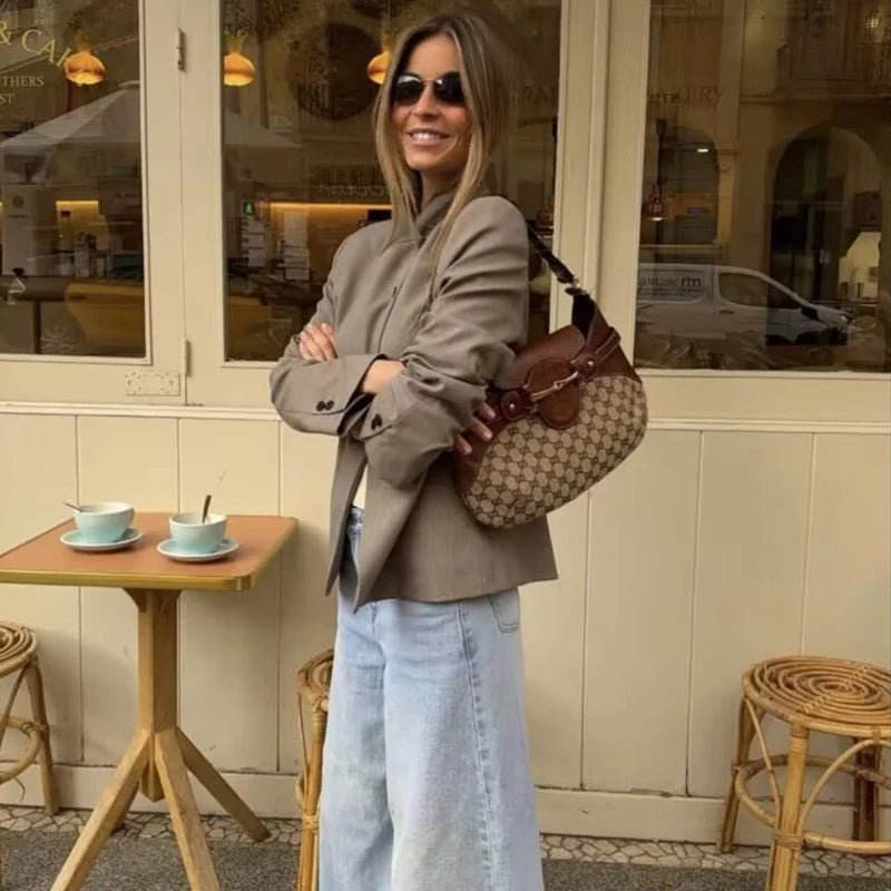 SOERA Elena Spring Travel Blazer - Jackets -  Khaki XS