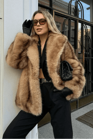 Fiona fuskpälsrock