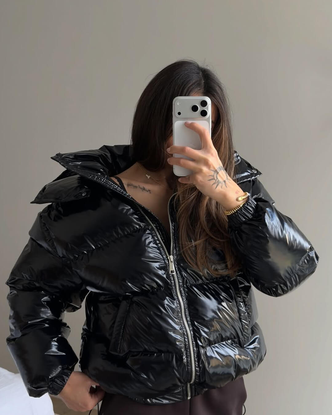 SOERA Geraldine Hooded Puffer Jacket - Jackets - 1005009859029558-;Mj1764102179608364732 Black M