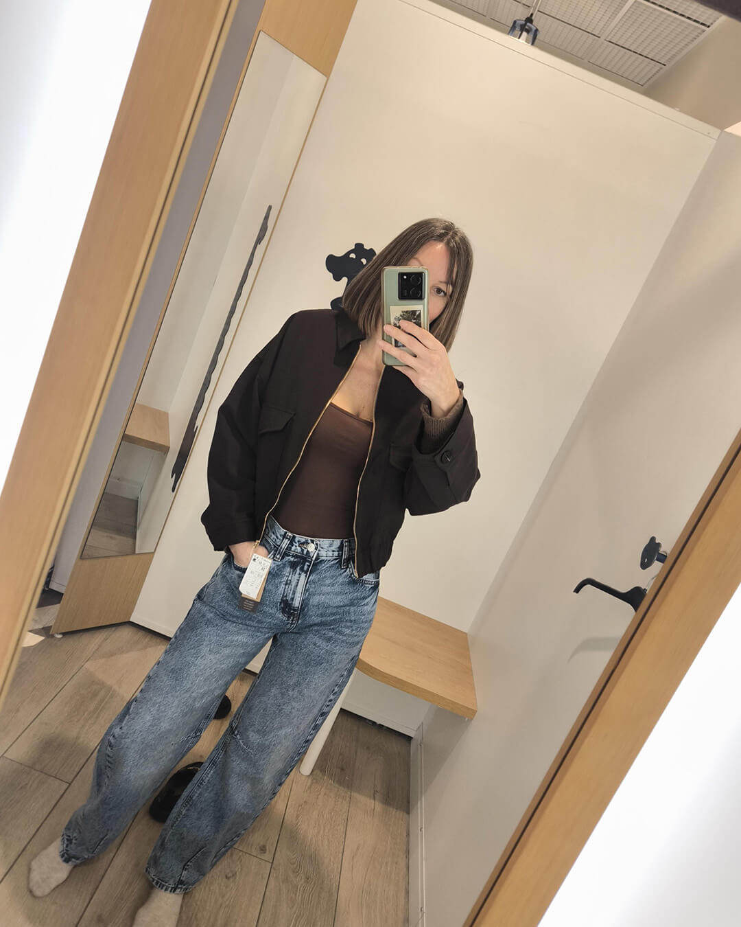 SOERA Ginny Flap Pocket Bomber Jacket - Jackets - 1005009910944019-;bP1773321573600255113 S