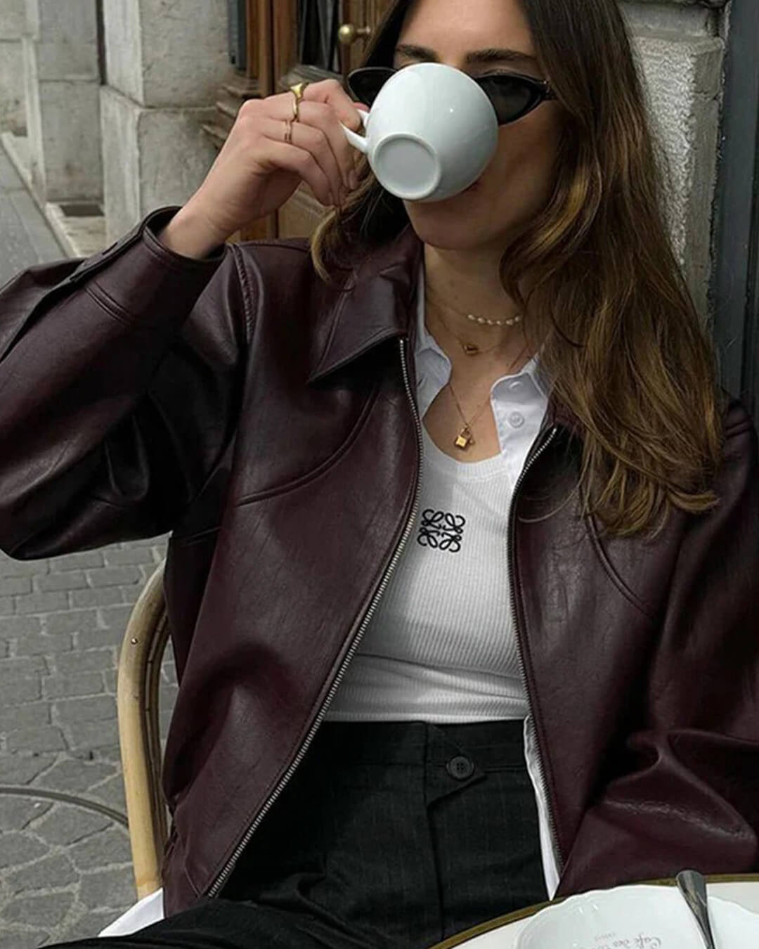 SOERA Harper Faux Leather Bomber Jacket - Jackets - gq1774532669739985266 S