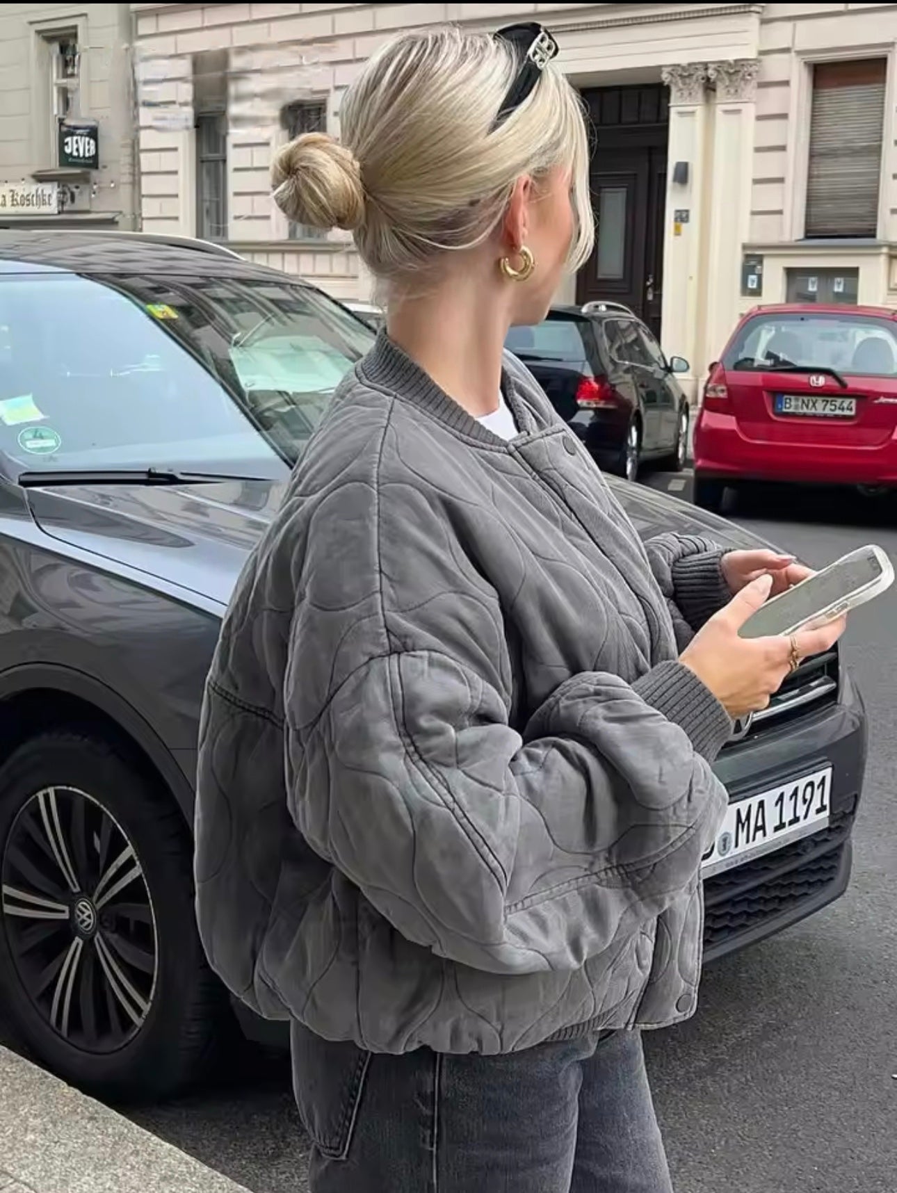 SOERA Janella Padded Bomber Jacket - Jackets - uY1776153201412873459 M