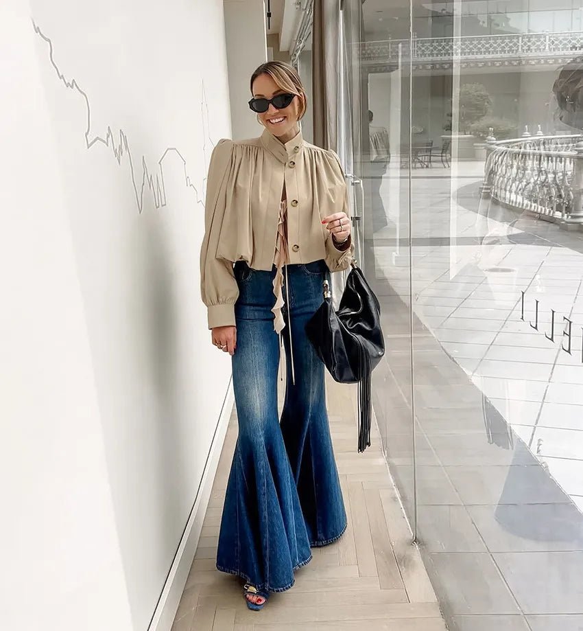 SOERA Karina Cropped Pleated Jacket - Jackets - 1005010257602670-;zP1774012027014405930 L