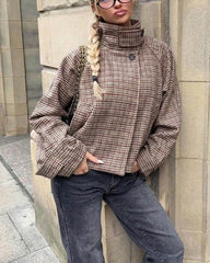 Melanie Hahnentritt Stehkragenjacke
