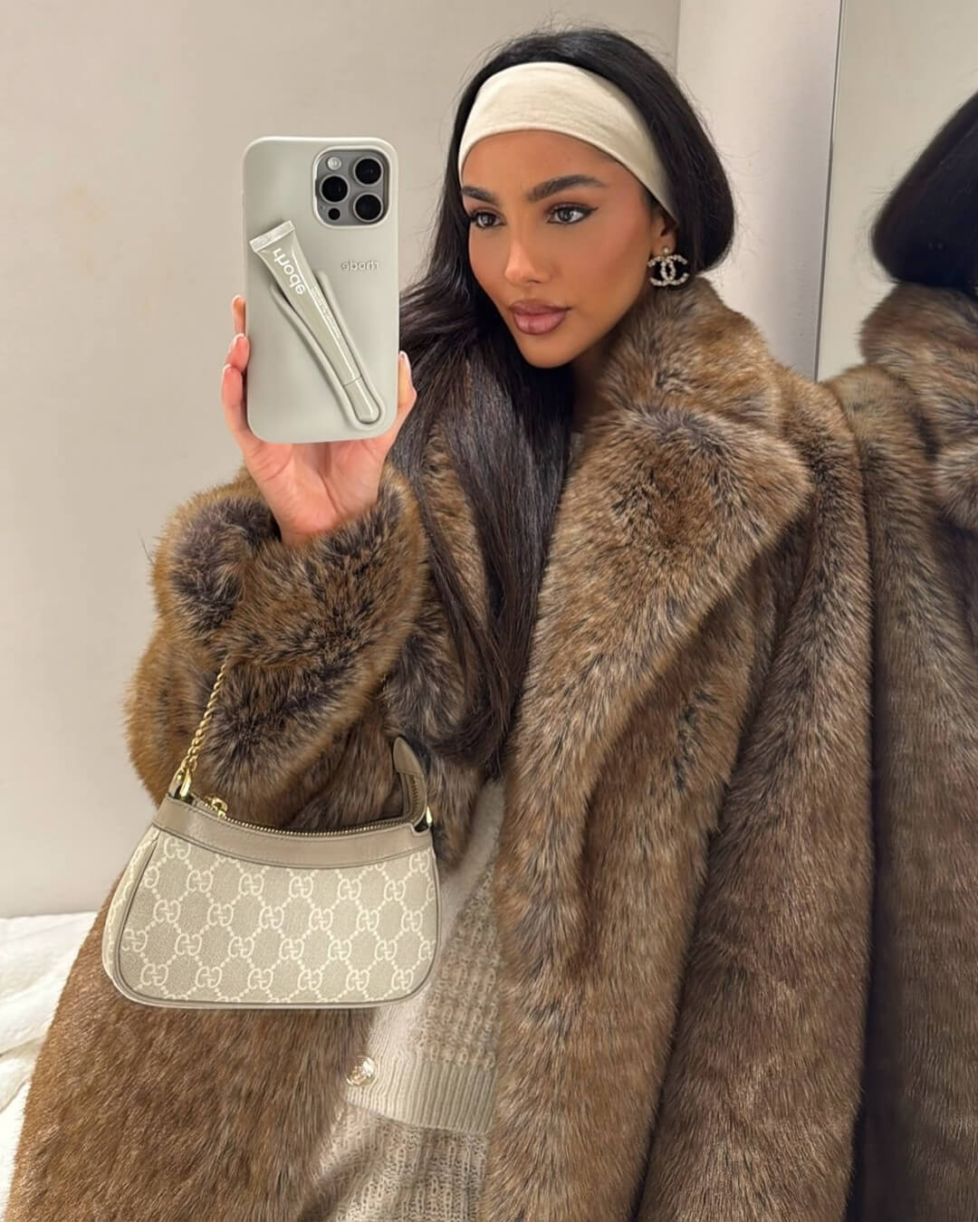 SOERA Paloma Faux Fur Long Coat - Jackets - 3256810289297476-;Pg1766554850742525317 S Brown