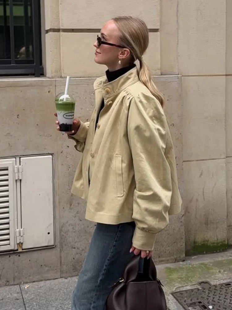 SOERA Pia Puff Sleeve Jacket - Jackets - 1005011756782754-;RB1774012030860377581 L