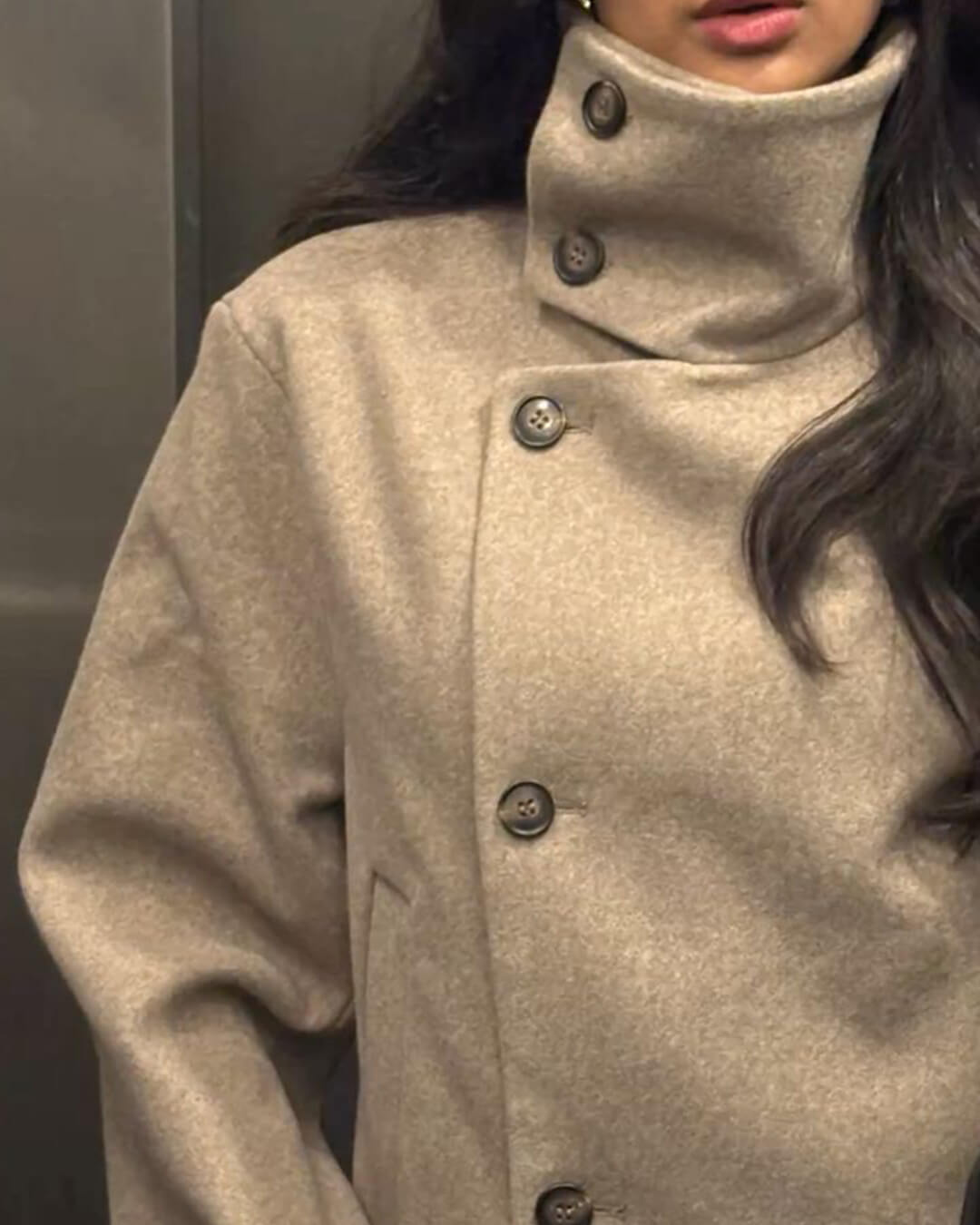 Ramona Jacket with Stand Collar