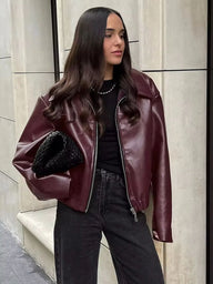 Romy Vegan Leather Jacket