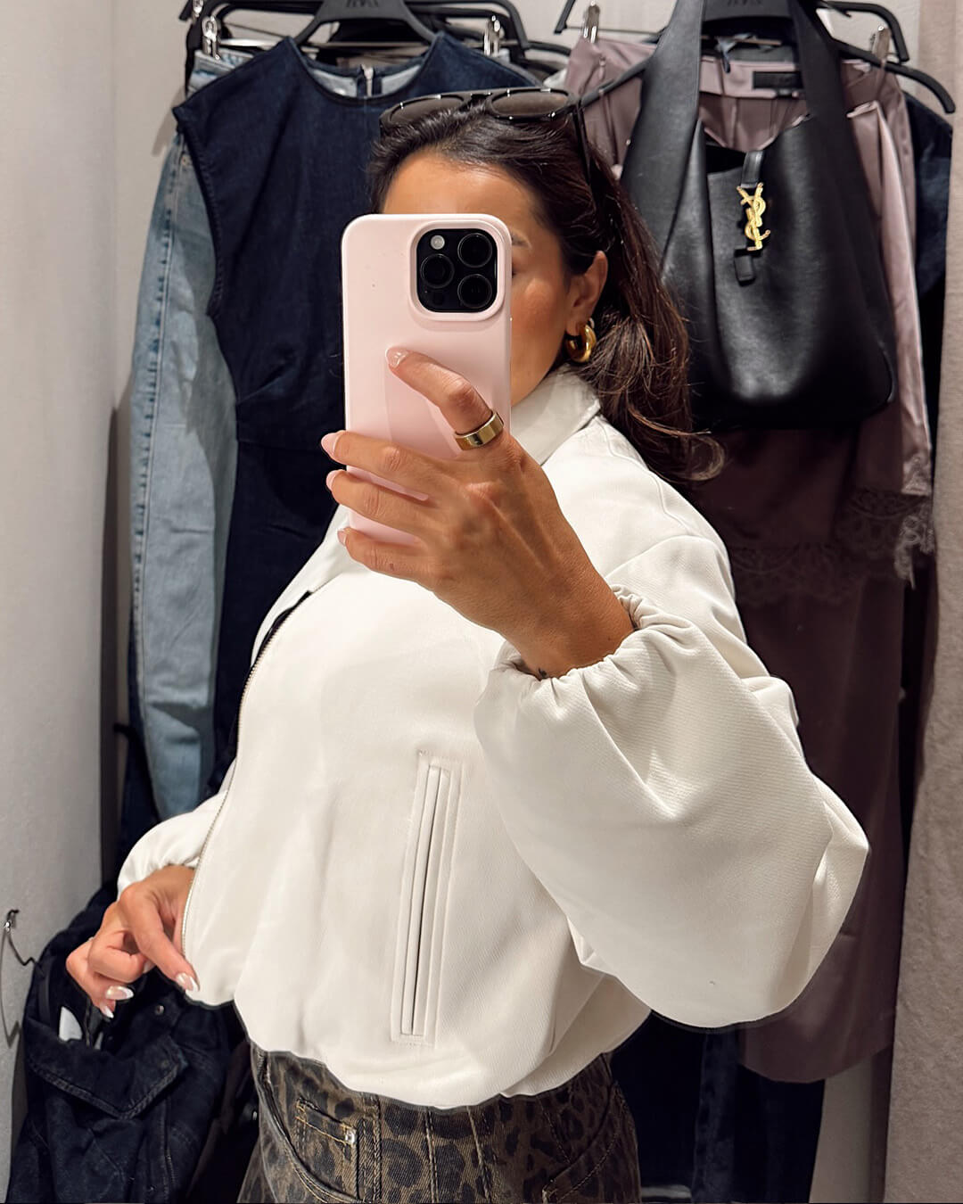 SOERA Seraphina Puffed Bomber Jacket - Jackets - 1005009867474745-;ib1774621553515327441 Cream M