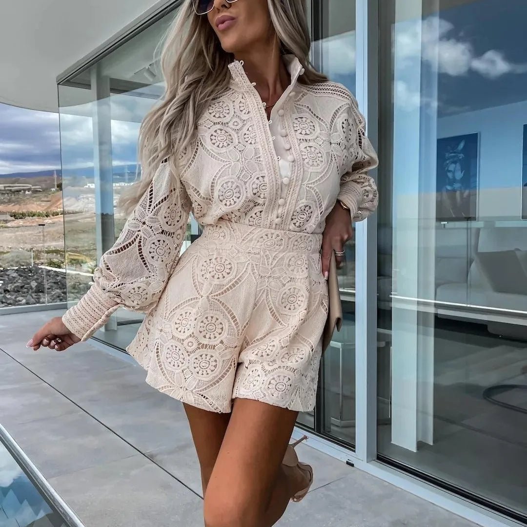 SOERA Bianca Summer Ibiza Ensemble - Matching Sets -  Beige S