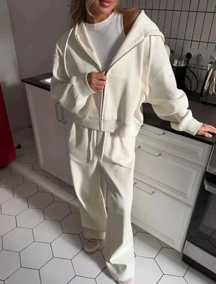 SOERA Cecilia Oversized Hoodie Track 2 Piece Set - Matching Sets -  Black S