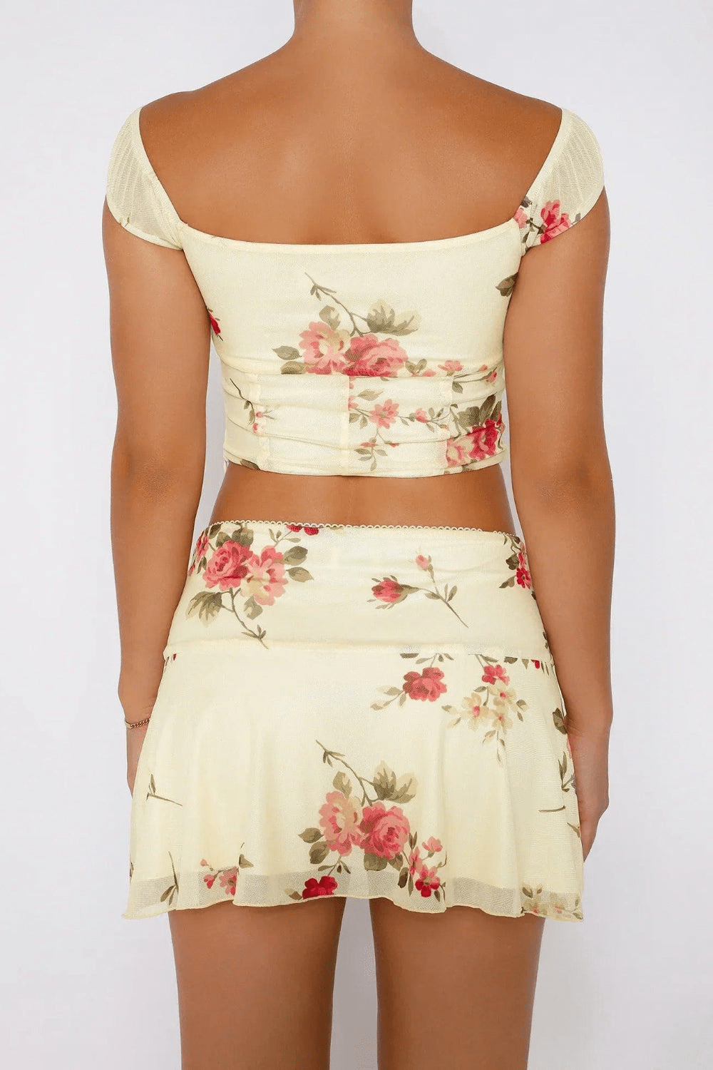SOERA Malia Two - Piece Floral Summer Set - Matching Sets -  XS