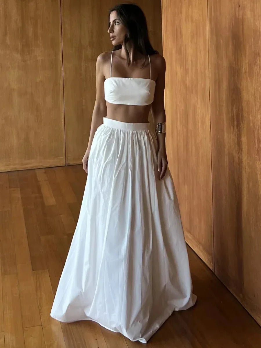 Σετ δύο τεμαχίων Olivia ριγέ πλεκτό