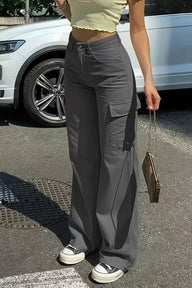 Bianca Pocket Cargo Straight Pants