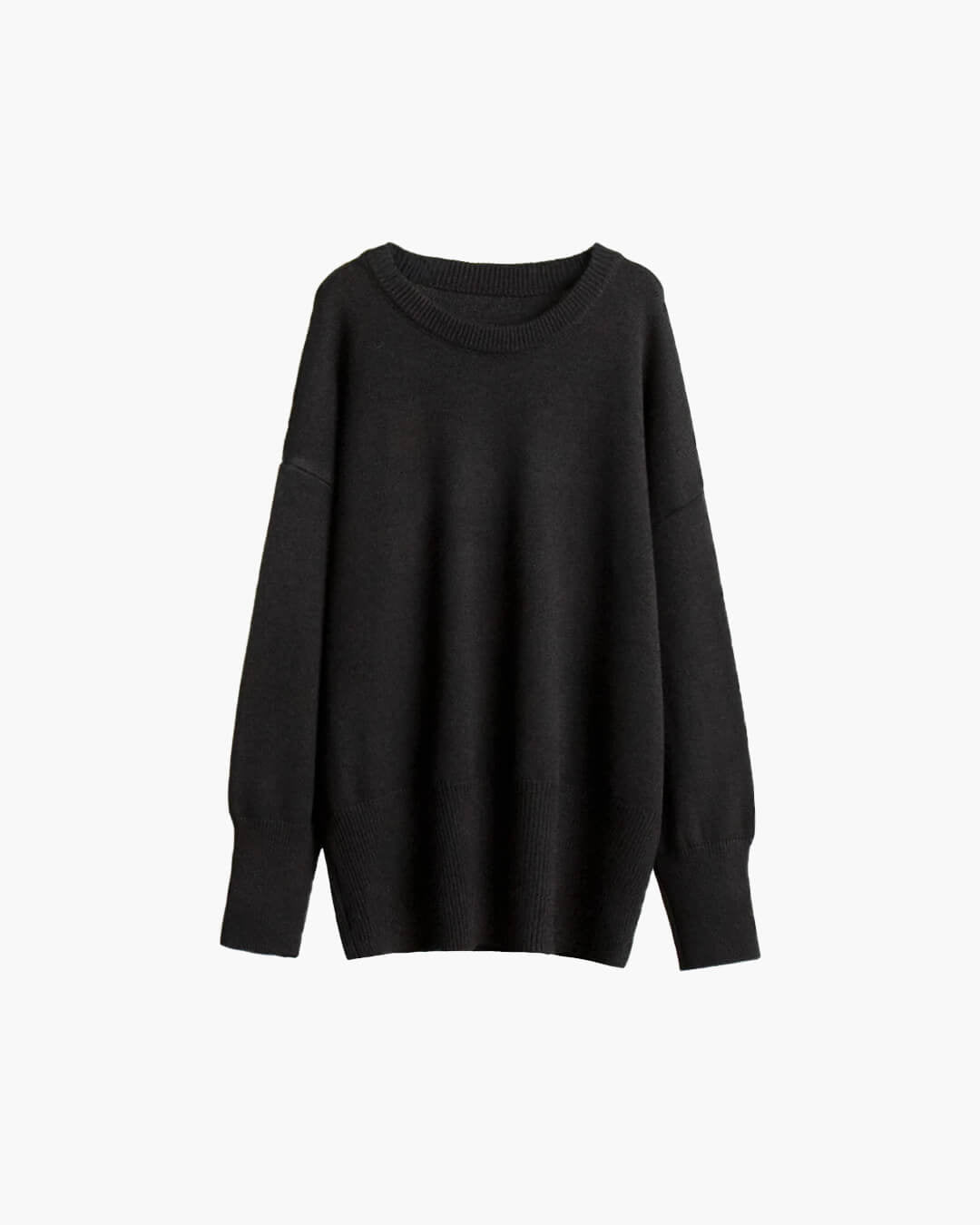 SOERA Georgette Ribbed Knit Sweater - Pullover - HF1768690473142583464 Blue M