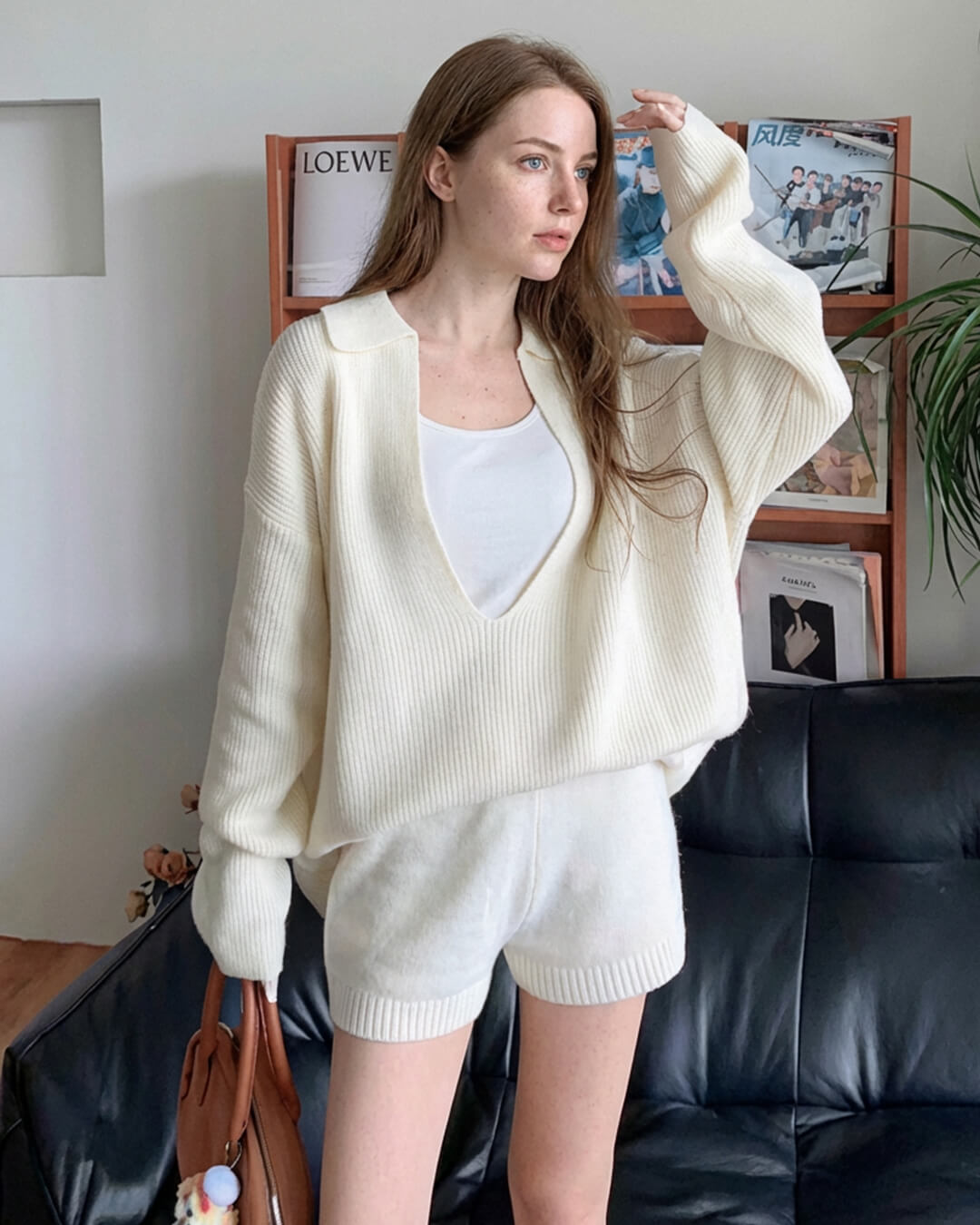 SOERA Jeannette Sweater Suit - Set - 1005007794073525-;KD1769140529556597239 Beige S