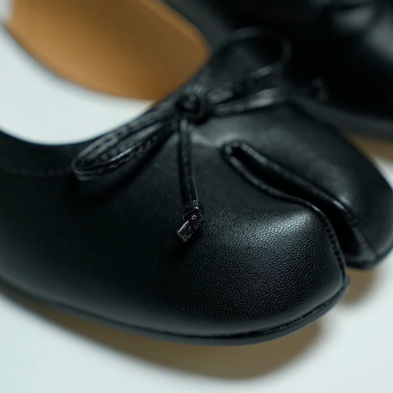 SOERA Beatrice Split - Toe Ballet Mary Jane Heels - Shoes -  Black 38