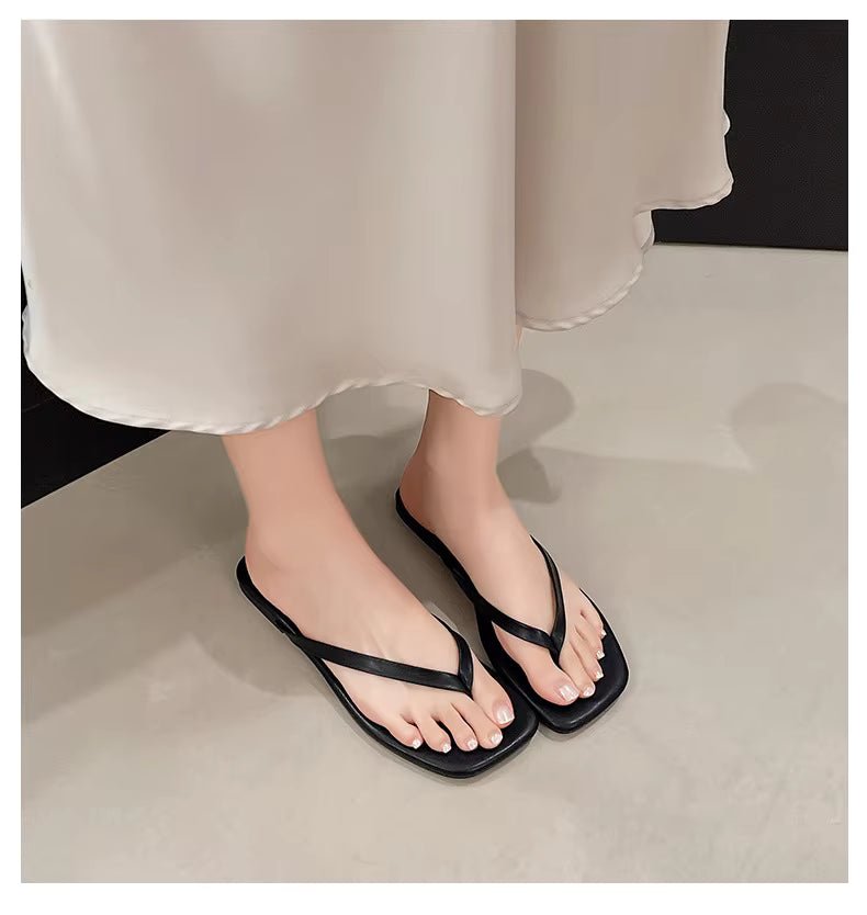 SOERA Fiona Square-Toe Beach Sandal - Shoes - SOERA-103363-DEF-OS-46410 Black 36