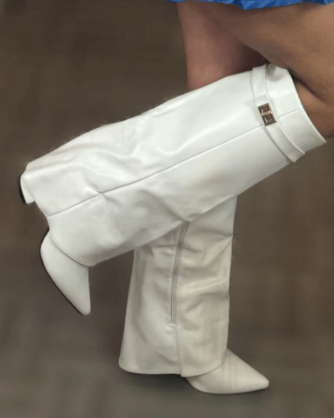 SOERA Kyla Suede Boots - Shoes -  White Vegan Leather 38