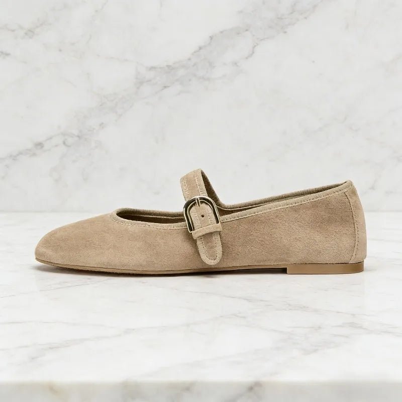 SOERA Morgana Suede Ballet Flats - Shoes - 1005009818581783-;UY1774012031157983421 39