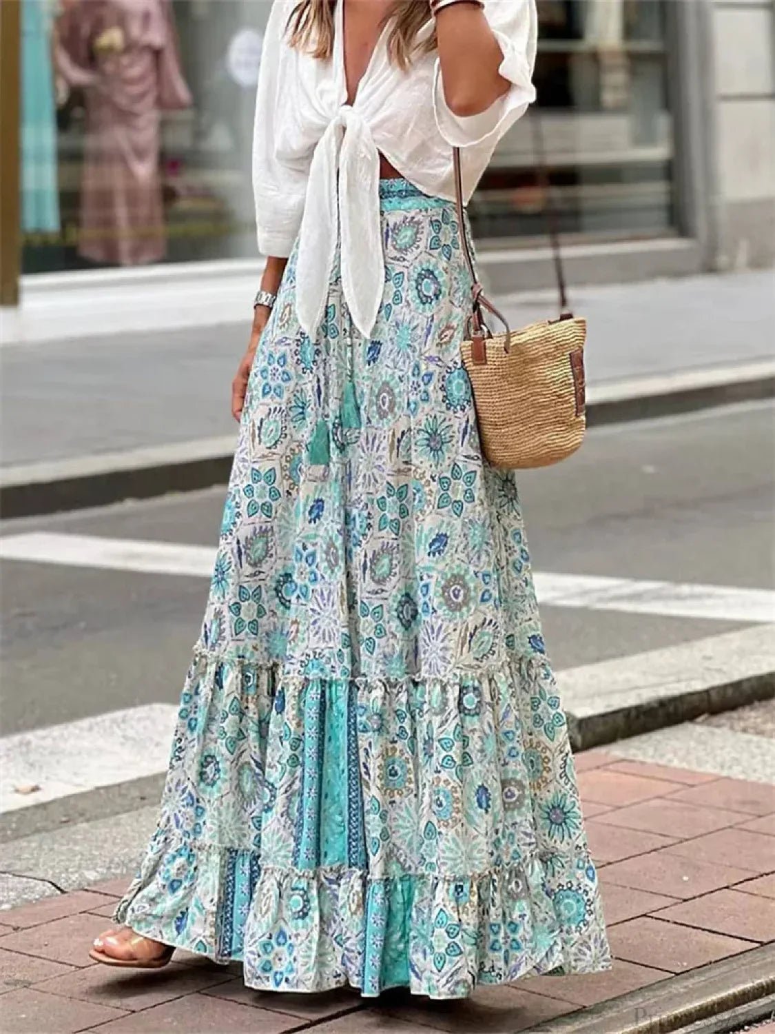 bohemian skirts and dresses Boho Tiered Maxi Skirt, Long off White Skirt, Summer Cotton Skirt, Women Bohemian Skirt, Maxi Summer Skirt, Long Boho Skirt / Free Shipping