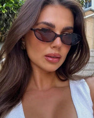 Elena retro ovālas kaķa acs saulesbrilles