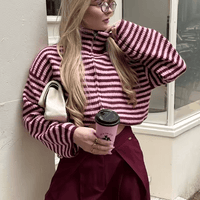 Maglione zip in maglia Simona