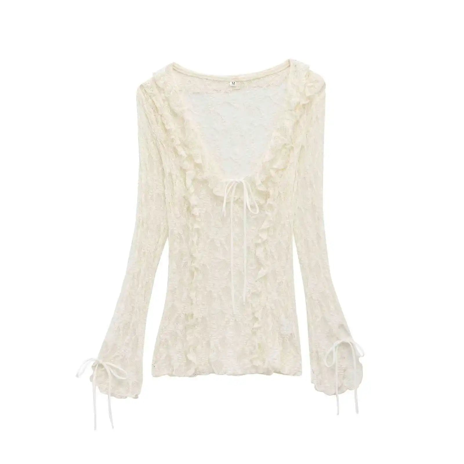 SOERA Mary Layered Lace Collar Top - Top - SOERA-443843-WHI-S-98243 White S