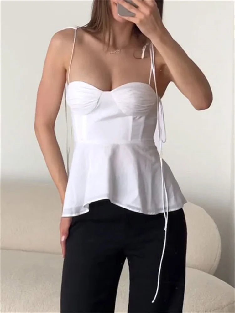 SOERA Jada Peplum Corset Cami Top - Tops - 1005007226627562-;zs1771345867932185193 Black XS