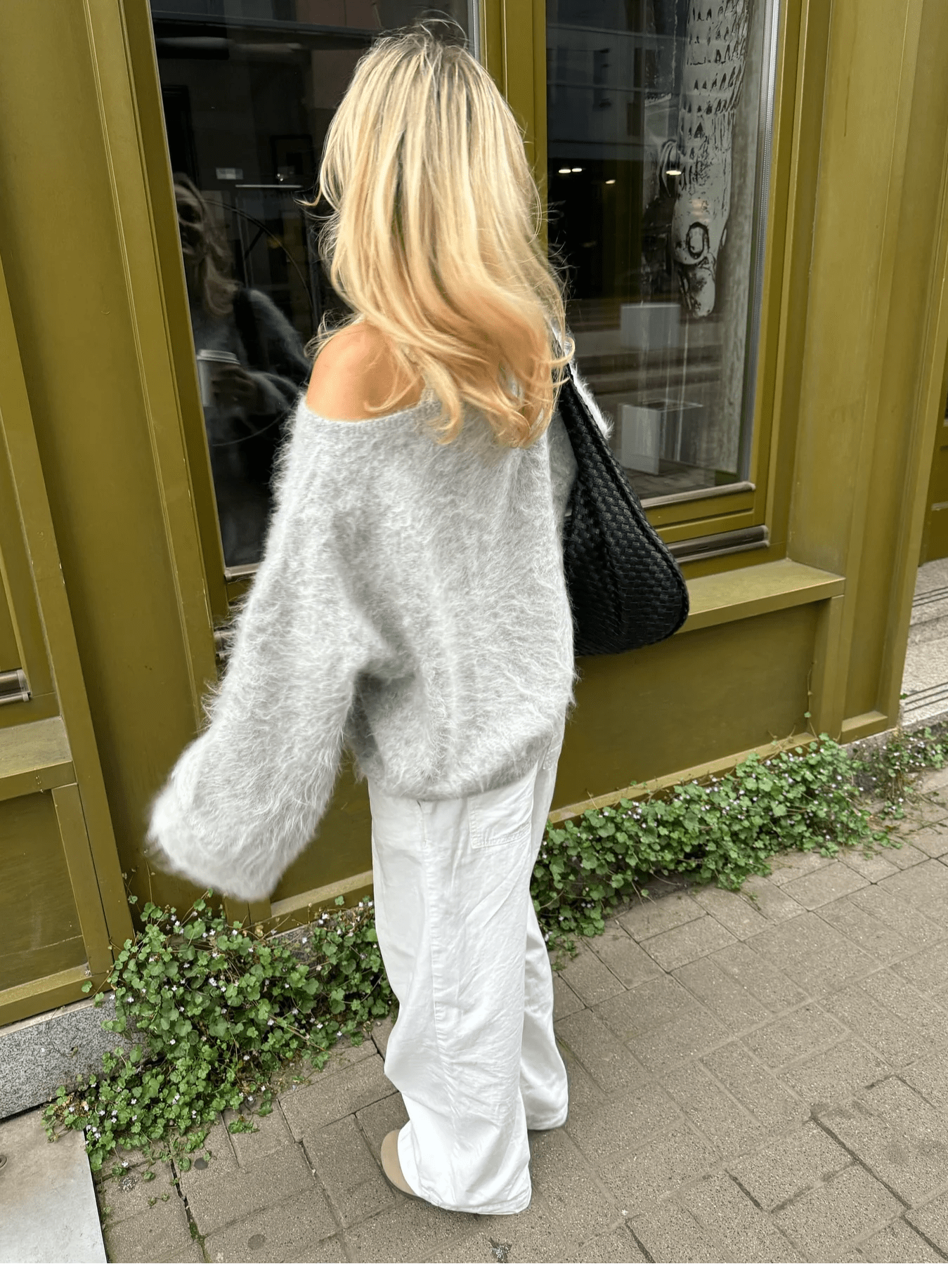 SOERA Meryl Off-Shoulder Mohair Sweater - Tops - 1005009710618849-;EI1762946091562926232 White S