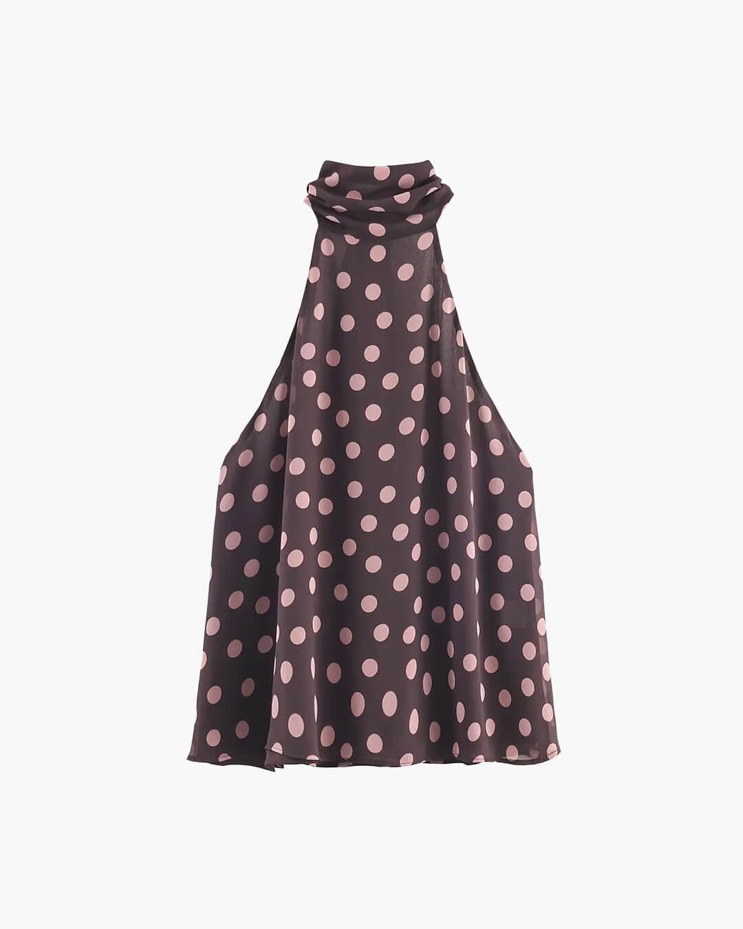 SOERA Noemi Halter Neck Satin Top - Tops - 1005011618255553-;sU1775118759396624833 Black XS