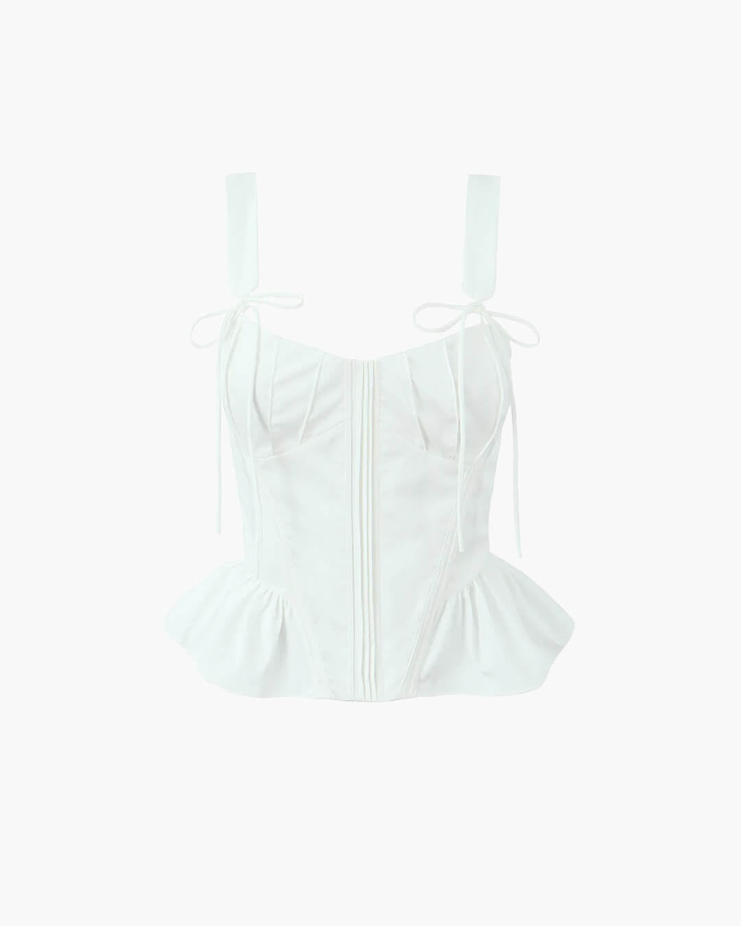 SOERA Karley Ruffled Hem Corset Top - Women’s Tops - 1005007082265843-;Cw1771494652190828072 L